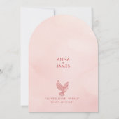 Eleganter moderner Minimal Romeo und Julia Zitat R Einladung (Rückseite)