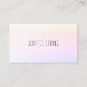 Eleganter moderner Minimalistic Visitenkarte (Vorderseite)