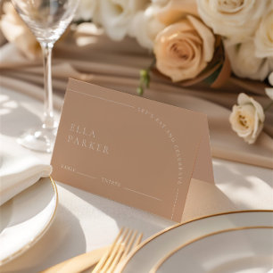 Eleganter moderner Minimalistischer Boho Wedding G Tischnummer