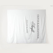 Eleganter moderner minimalistischer Hintergrund Wandteppich (Vorderseite (Horizontal))