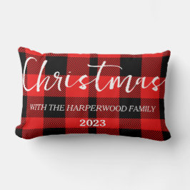 Eleganter, moderner Minimalistischer Name der Weih Lendenkissen