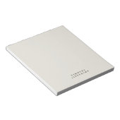 Eleganter moderner Minimalistischer Name Notizblock (angewinkelt)