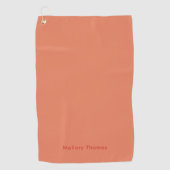 Eleganter moderner minimalistischer schicker profe golfhandtuch (Vorderseite)
