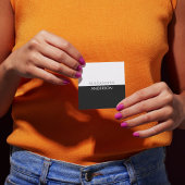 Eleganter moderner Monogram-Minimal Quadratische Visitenkarte