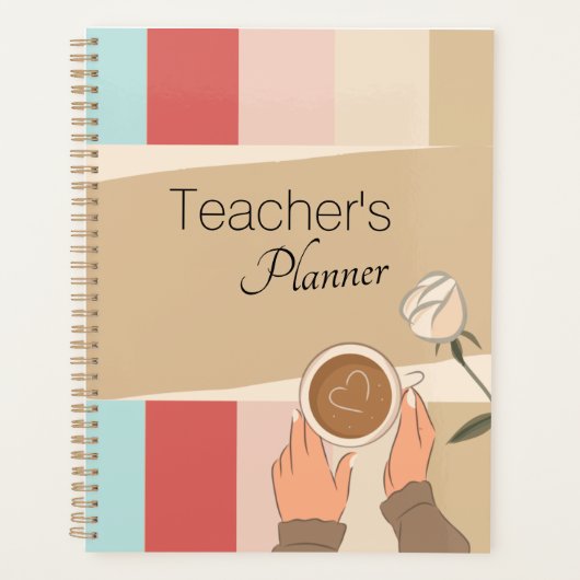 Eleganter, moderner Mustertehrer Planer (Vorderseite)