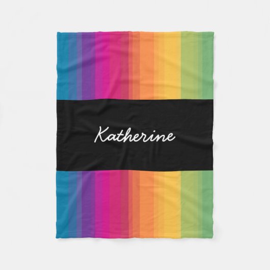 Eleganter moderner Ober-Farbverlauf, farbenfroher Fleecedecke (Vorderseite)