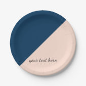 eleganter moderner pappteller (Vorderseite)