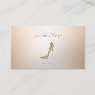 Eleganter moderner professioneller goldener Glitte Visitenkarte