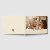 Eleganter, moderner Qr-Foto Gästebuch (Voll)