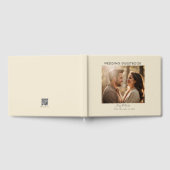 Eleganter, moderner Qr-Foto Gästebuch (Voll)