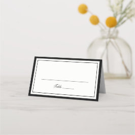 Eleganter moderner Rahmen für Hochzeitskarten Platzkarte