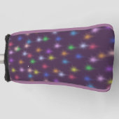 Eleganter moderner Regenbogen farbiger Gradientens Golf Headcover (Vorderseite)