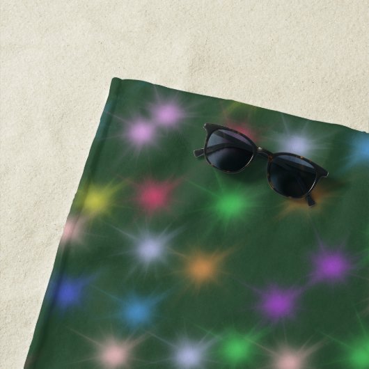 Eleganter moderner Regenbogen farbiger Gradientens Strandtuch (Beispiel)