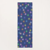 Eleganter moderner Regenbogen farbiger Gradientens Yogamatte (Rückseite)