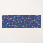 Eleganter moderner Regenbogen farbiger Gradientens Yogamatte (Vorderseite (Horizontal))