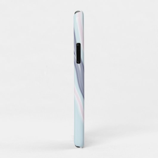 Eleganter moderner, rosa weißer Marmor Case-Mate iPhone Hülle (Hinten/Rechts)