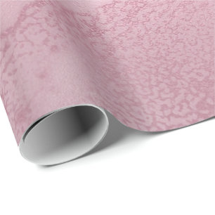 Eleganter, moderner, rosafarbener Goldmarmor Geschenkpapier