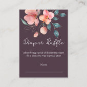 Eleganter moderner rosafarbener und goldblütiger W Begleitkarte (Vorderseite)