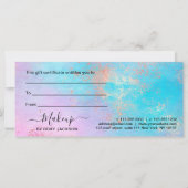 Eleganter moderner Rose-Goldmaktist (Rückseite)