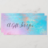 Eleganter moderner Rose-Goldmaktist (Vorne/Hinten)