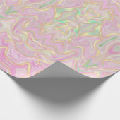 Eleganter, moderner Rose mit Gold und rosa Marmor Geschenkpapier (Ecke)