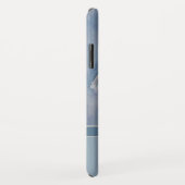 Eleganter moderner Schnauzer mit Monogram-Name Case-Mate iPhone Hülle (Hinten/Rechts)