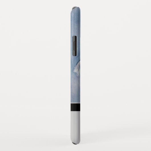 Eleganter moderner Schnauzer mit schwarzem Monogra Case-Mate iPhone Hülle (Hinten/Rechts)