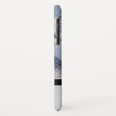 Eleganter moderner Schnauzer mit schwarzem Monogra Case-Mate iPhone Hülle (Hinten/Links)