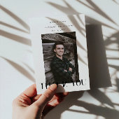 eleganter, moderner Script-Abschluss danke Karte