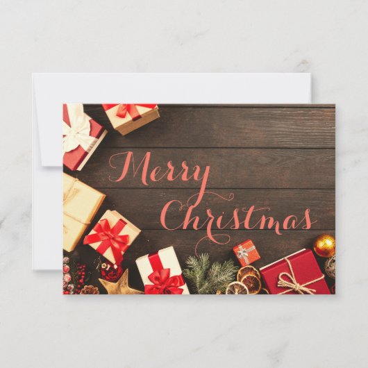 Eleganter, moderner Script Typografy Business Holi Dankeskarte (Vorderseite)