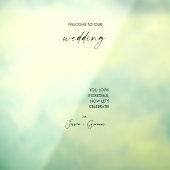 Eleganter moderner Selfie Mirror Begrüßungsdekal Fensteraufkleber (Blatt 3)