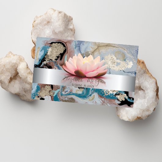 Eleganter, moderner Silberstreifen am Lago Maggior Visitenkarte