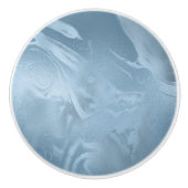 Eleganter, moderner Stil aus Babyblau Keramikknauf (Vorderseite)