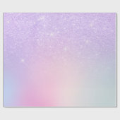Eleganter, moderner Stil, gürmisch ombre lila Glit Geschenkpapier (Flach)