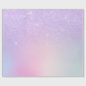 Eleganter, moderner Stil, gürmisch ombre lila Glit Geschenkpapier (Flach)