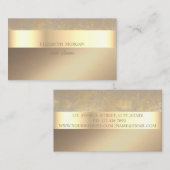 Eleganter, moderner Stil,Imitate Gold Streifen Visitenkarte (Vorne/Hinten)