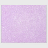 Eleganter moderner stilvoller lila Glitzer Geschenkpapier (Flach)