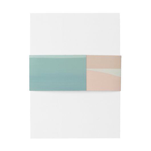 Eleganter moderner Strand Einladungsbanderole (Rückseitenbeispiel)