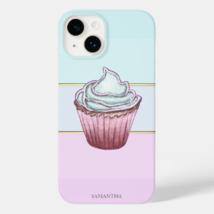 Eleganter, moderner Streifen, Kuchen Case-Mate iPhone 14 Hülle
