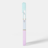 Eleganter, moderner Streifen, Kuchen Case-Mate iPhone Hülle (Rückseite / Links)