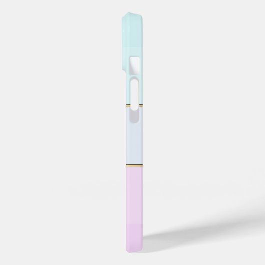 Eleganter, moderner Streifen, Kuchen Case-Mate iPhone Hülle (Rückseite / Links)