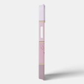 Eleganter moderner Streifen, Lashes C Case-Mate iPhone Hülle (Rückseite / Rechts)