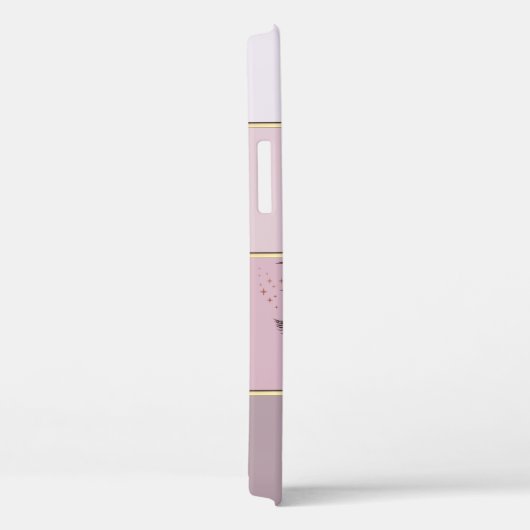 Eleganter moderner Streifen, Lashes Case-Mate iPhone Hülle (Rückseite / Rechts)