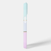 Eleganter moderner Streifen, Ombre Case-Mate iPhone Hülle (Rückseite / Rechts)