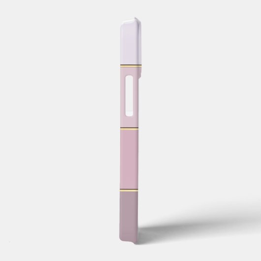 Eleganter moderner Streifen, Striche, Lippen - Per Case-Mate iPhone Hülle (Rückseite / Rechts)