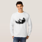 Eleganter Moderner Surfer Trendy Template Pop Art T-Shirt (Vorne ganz)