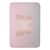 Eleganter moderner, trendiger Goldbutterling aus R Badematte (Vorderseite Vertikal)