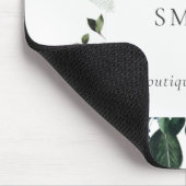 Eleganter, moderner, tropischer Blattfuß Mousepad (Ecke)