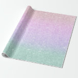 Eleganter, moderner und stilvoller Mermaid-Glitzer Geschenkpapier<br><div class="desc">Hübschen Imitat Glitzer Design.</div>