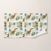 Eleganter Moderner Vintager Tropischer Dschungel T Badhandtuch Set (Handtuch)